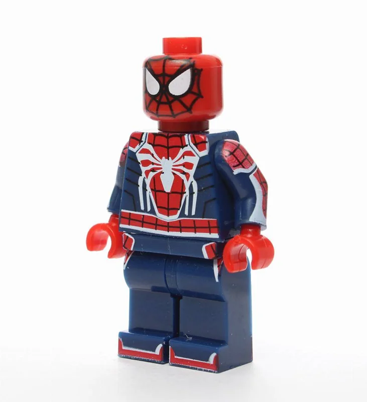 خرید آدمک لگویی فله مینی فیگور لگویی «مرد عنکبوتی بازی» Kopf Marvel Series Minifigure Game Spider-man XH677