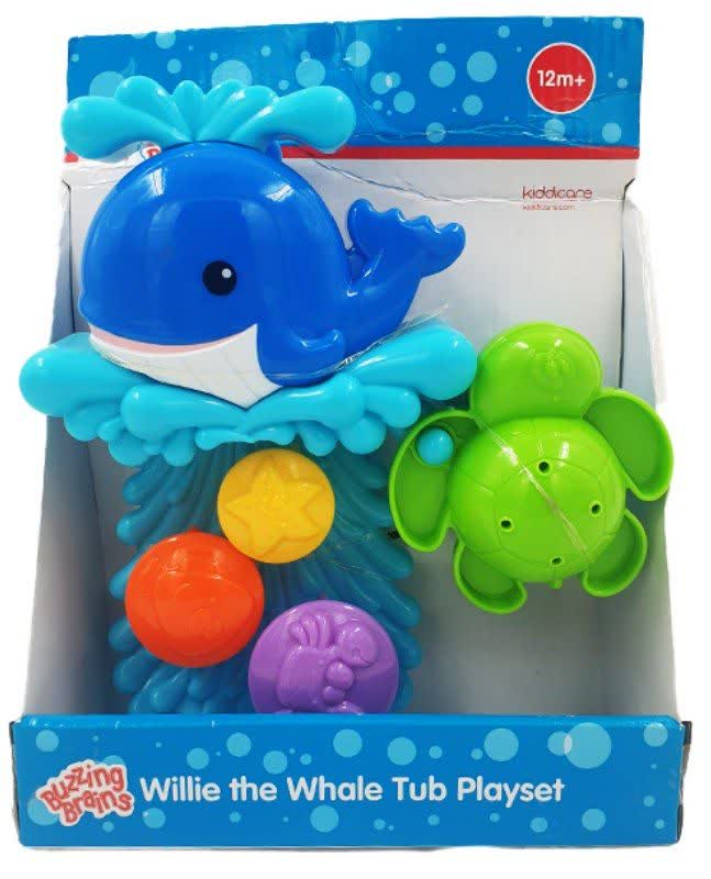 اسباب بازی نهنگ داخل حمام Willie The Whale Tub Playset KC61613
