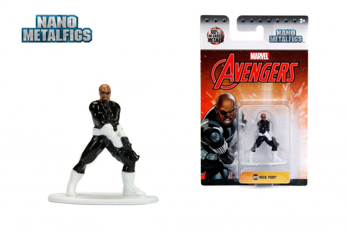 خرید نانو متال فیگور جادا مارول اونجرز «نیک فیوری» Marvel Avengers Nano Metalfigs Nick Fury (MV28) Figure