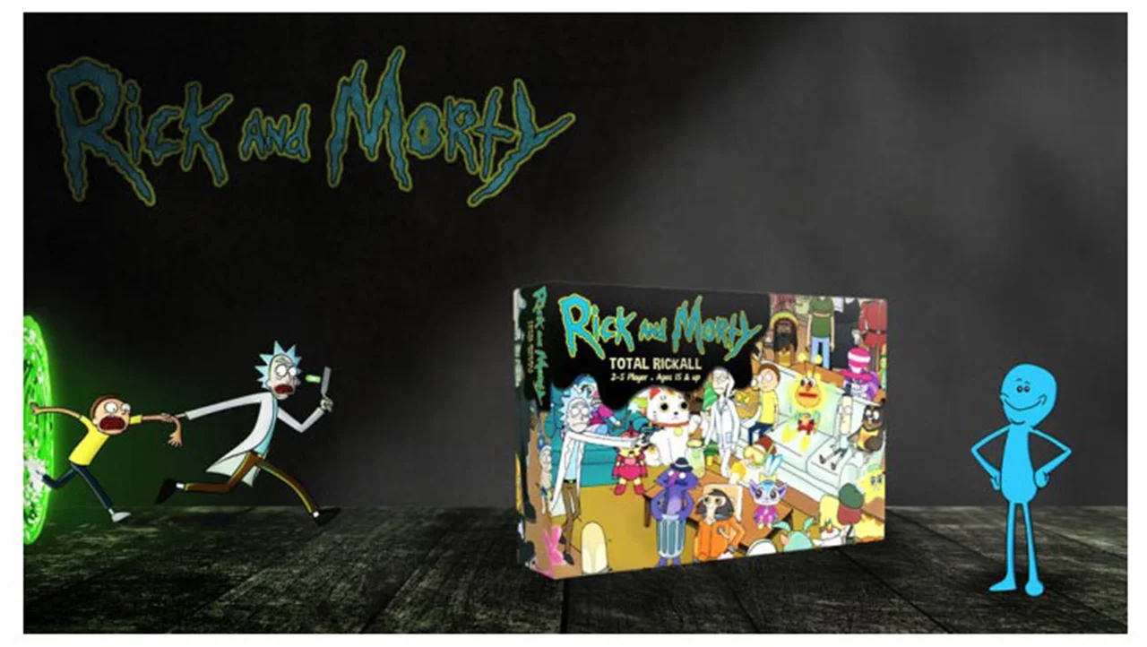 خرید بازی ریک و مورتی، بازی ریک، بازی مورتی، بازی فکری بازی «ریک و مورتی»  Rick And Morty Total Rickall Board Game