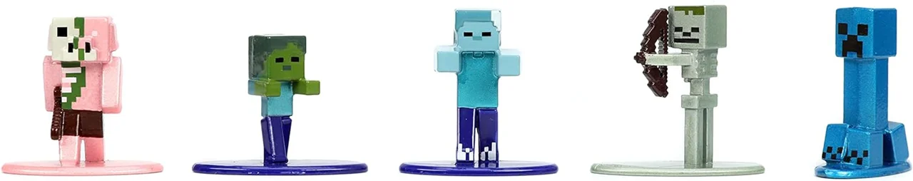 خرید نانو متال فیگور جادا «ماینکرفت سیاه چال ها بسته 18 تایی سری 7» Jada Minecraft Dungeons Die-cast Nano Metalfigs 18-Pack Figure series 7 231385