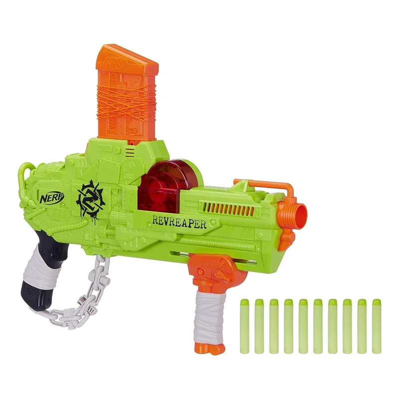 خرید تفنگ اسلحه تیر فومی نرف «زامبی استریک روریپر» Nerf Zombie Strike Revreaper Blaster E0311