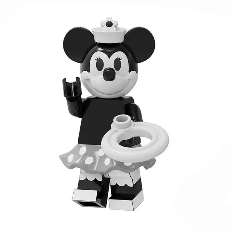 آدمک لگویی فله مینی فیگور لگویی «مینی ماوس» Kopf Pogo Disney Series Minifigure Minnie Mouse PG-2201