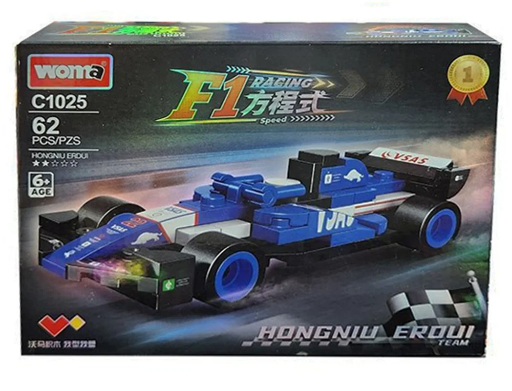 تصویر جعبه بستهبندی لگو ماشین فرمول یک C1025