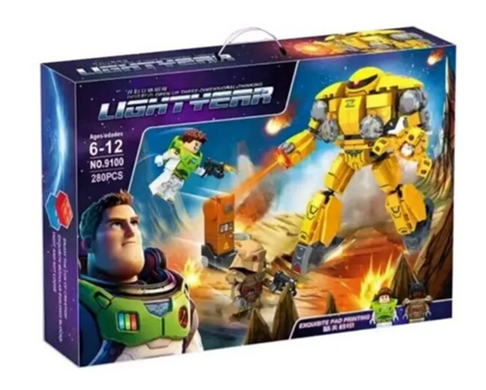 خرید لگو ساختنی «بازلایتیر تعقیب سایکلوپس» building Blocks Buzz Lightyear, Chasing the Cyclops lego 9100
