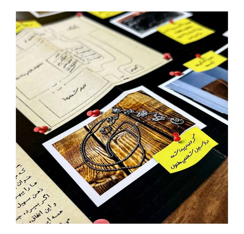 نقشه صحنه جرم در بازی فکری رولت روسی