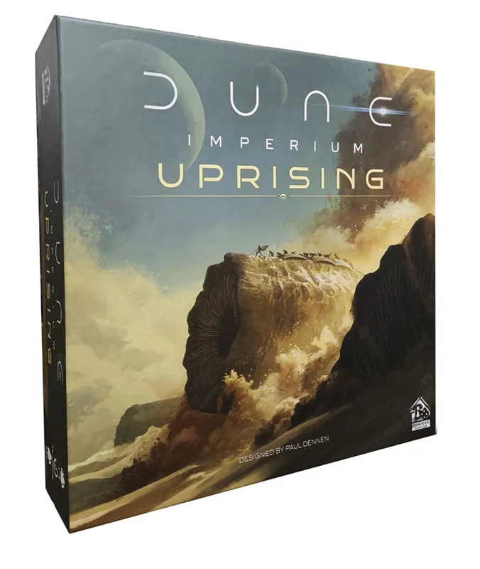 بازی فکری تلماسه دون Dune Imperium Uprising نمای سهبعدی جعبه