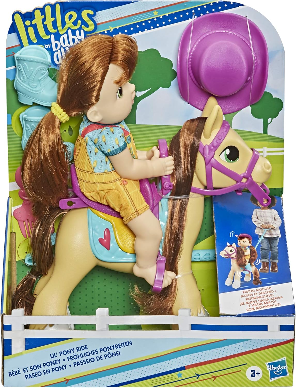 عروسک اورجینال هازبرو، عروسک مندی و اسب Baby Alive Mandy Doll and Pony