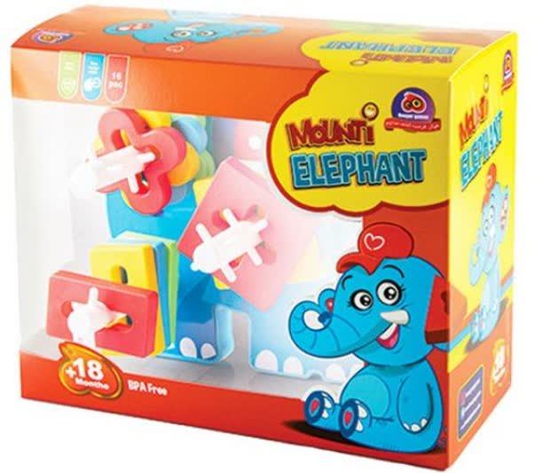 بازی مونتی مانع دار فیل ۱۶ قطعه Mounti Elephant