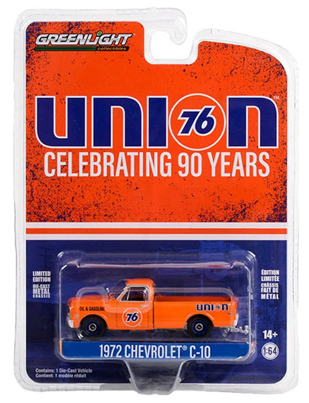 خرید ماشین 1972 شورولت C10،  ماشین جشن نود سالگی Union Celebrating 90 years ماشین فلزی گرین لایت ماشین «1972 شورولت C10، جشن نود سالگی» ماکت فلزی Greenlight Collectibles 1972 Chevrolet C-10 28120-C