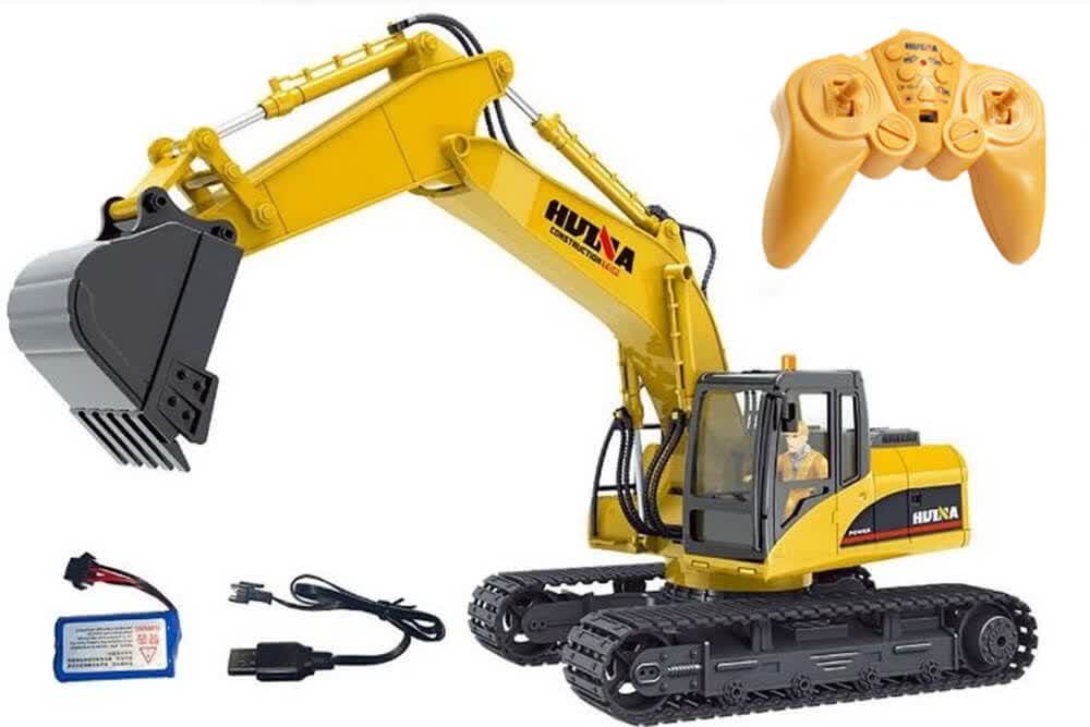 ماکت فلزی هوینا بیل مکانیکی کنترلی Huina R/C Diecast Excavator 1535