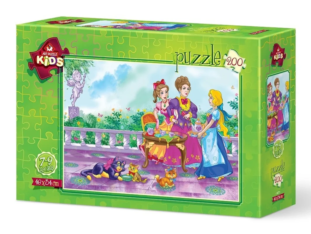 خرید آرت پازل 200 تکه کودکان «پرنسس خدمتکار»  Heidi Art Puzzle Kids Maid Princess 200 Pieces 5677