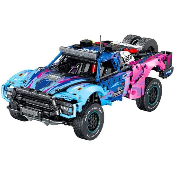 لگو ماشین کنترلی آفرود RC Off-Road Building Block Car 715006