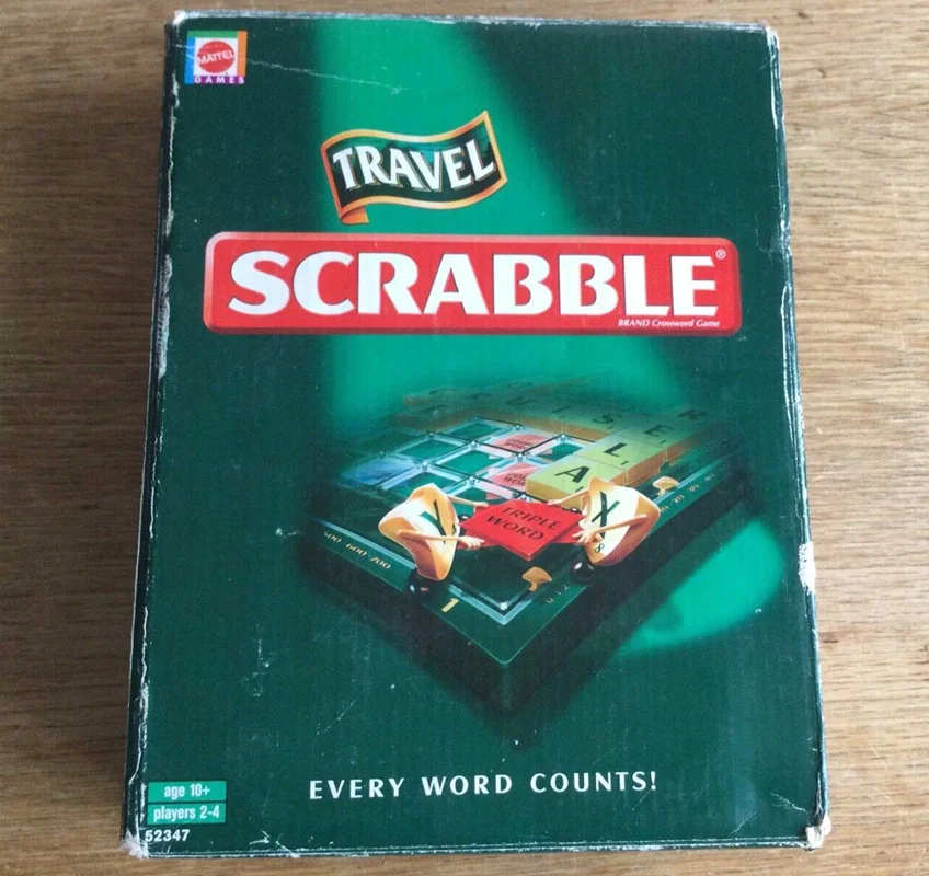 خرید بازی فکری بازی فکری «اسکرابل» 52347 Mattel Games Travel Scrabble Board game