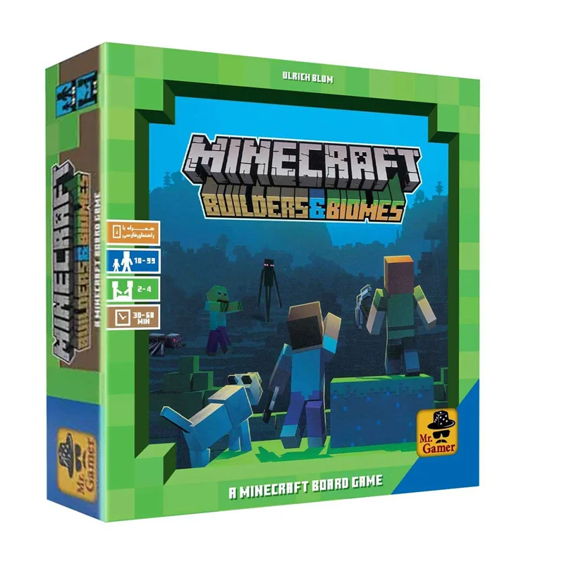 بازی فکری ماینکرفت: سازندگان و زیستگاه ها Minceraft: Bulders & Biomes Boardgame