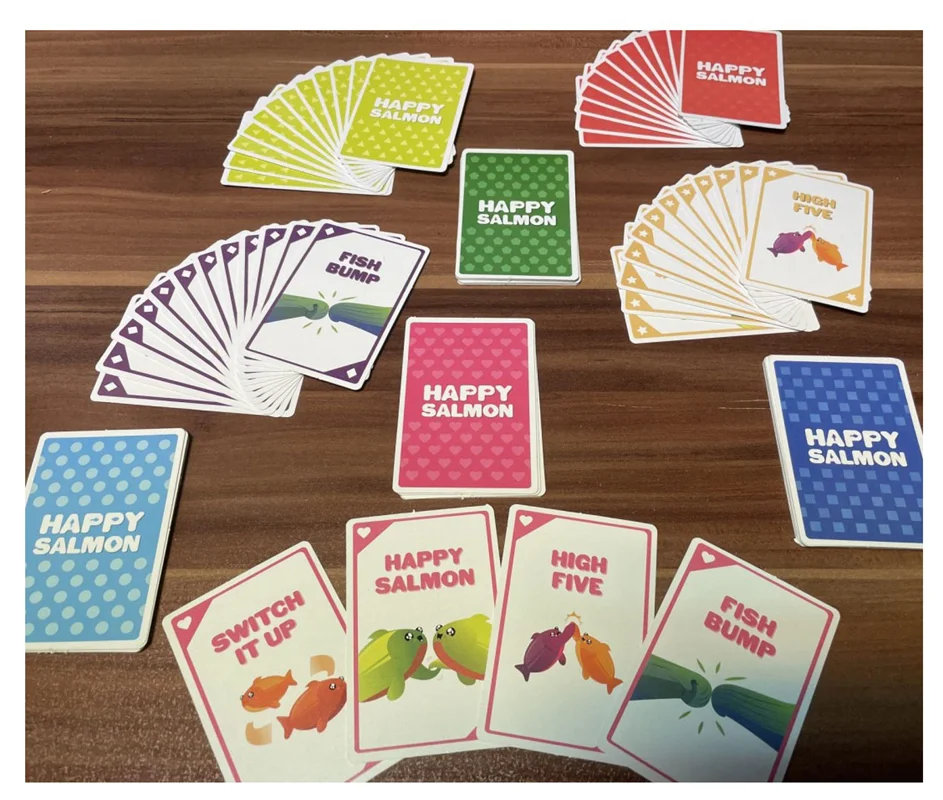 جعبه بازشده و محتویات کامل سالمون خوشحال