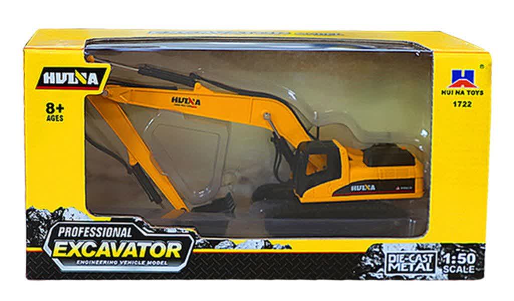 ماکت هوینا بیل مکانیکی Huina Excavator 1722