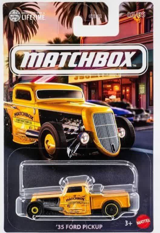 ماشین هات ویلز مچ‌باکس فورد پیکاپ 35 مدل Matchbox '35 Ford Pickup
