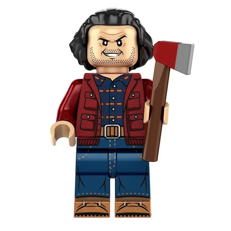 مینی فیگور لگو جک تورنس نمای جلو - Jack Torrance Lego Front View