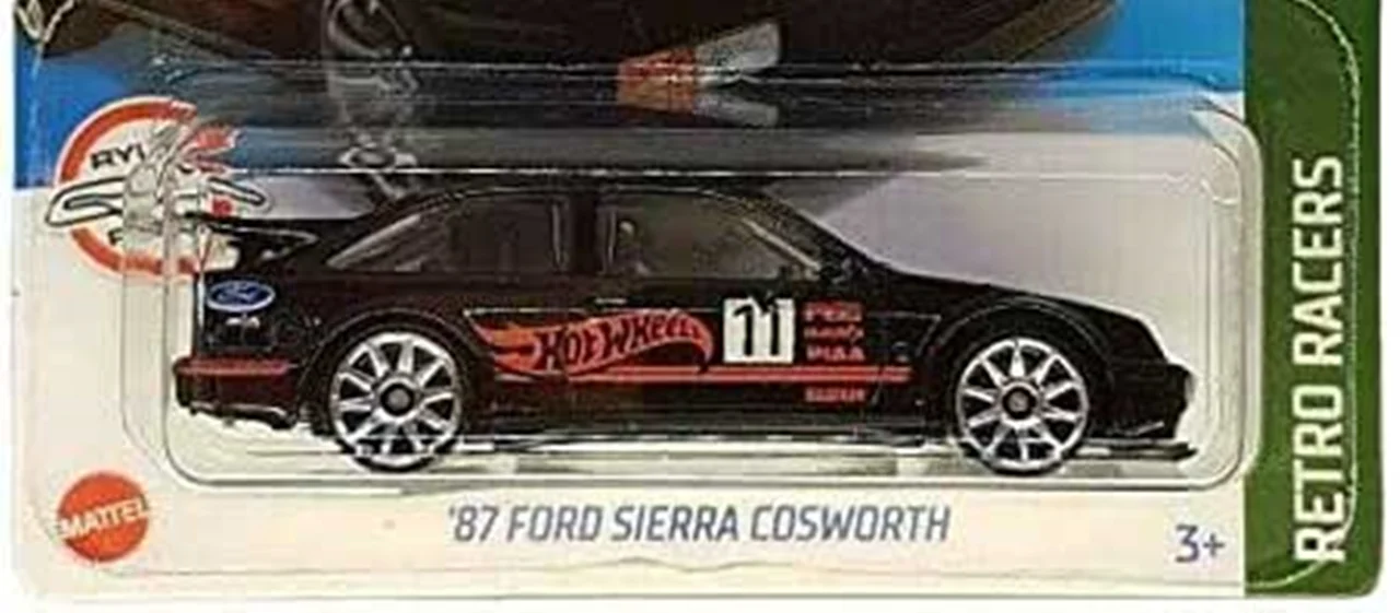 خرید ماشین فلزی ماکت فلزی هات ویلز «87 فورد سریا کاسورث» ماشین فلزی Hot Wheels 87 Ford Sierra Cosworth Retro Racers 1/10  32/250
