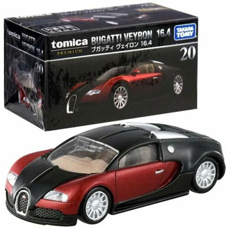 ماکت فلزی ماشین 1/62  Takara Tomy Tomica Premium Bugatti Veyron 16.4تاکارا تومی تومیکا پرمیوم بوگاتی  قرمز و مشکی با جعبه