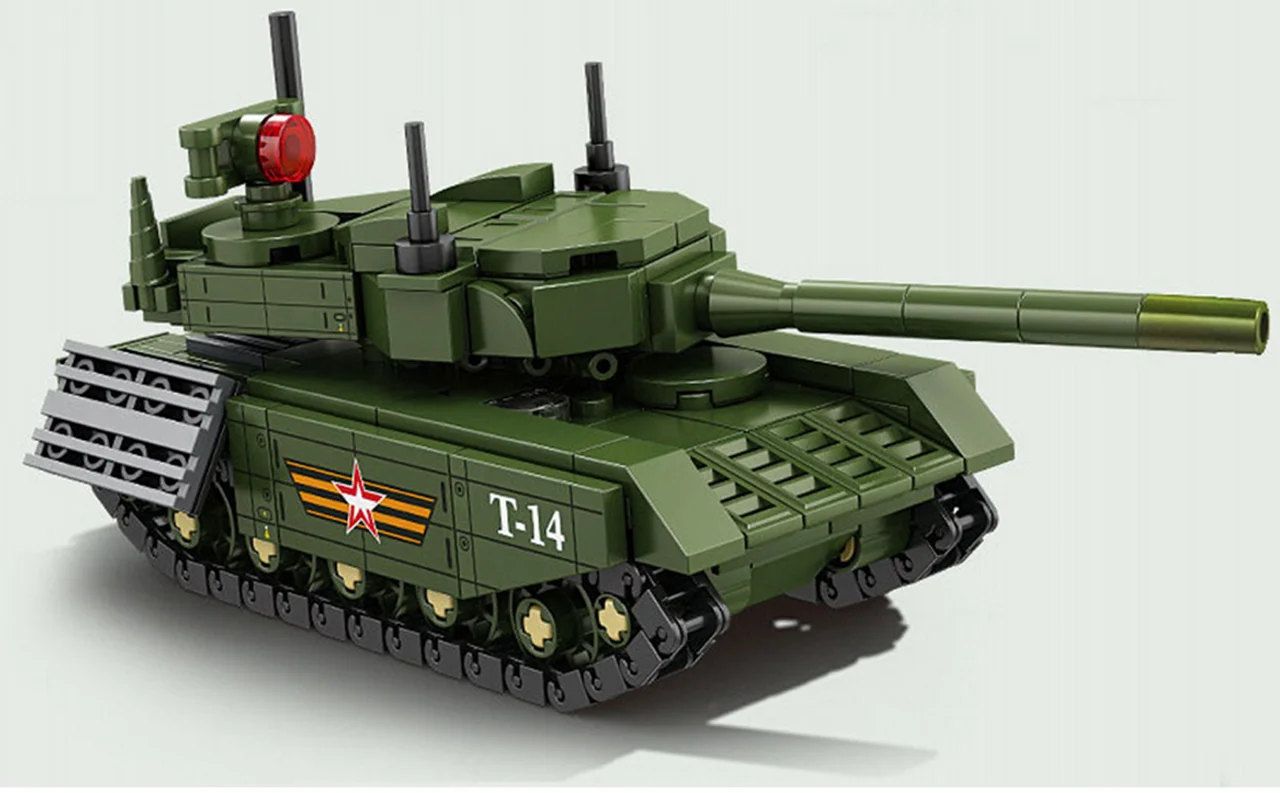 خرید لگو کازی «تانک آرماتا T14» لگو  Kazi Blocks Tank Armata T14 KY84142-2