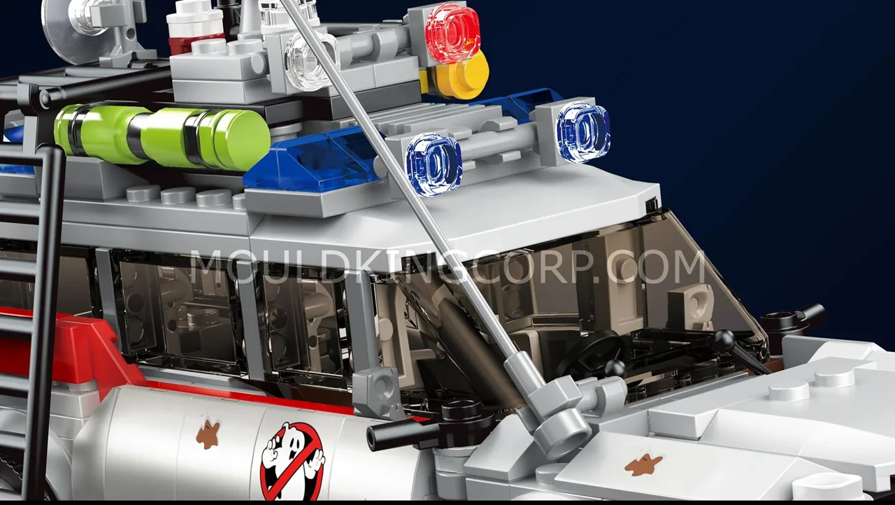 تصویر مدل ساختهشده – نمای نزدیک از جزئیات ماشین ارواح