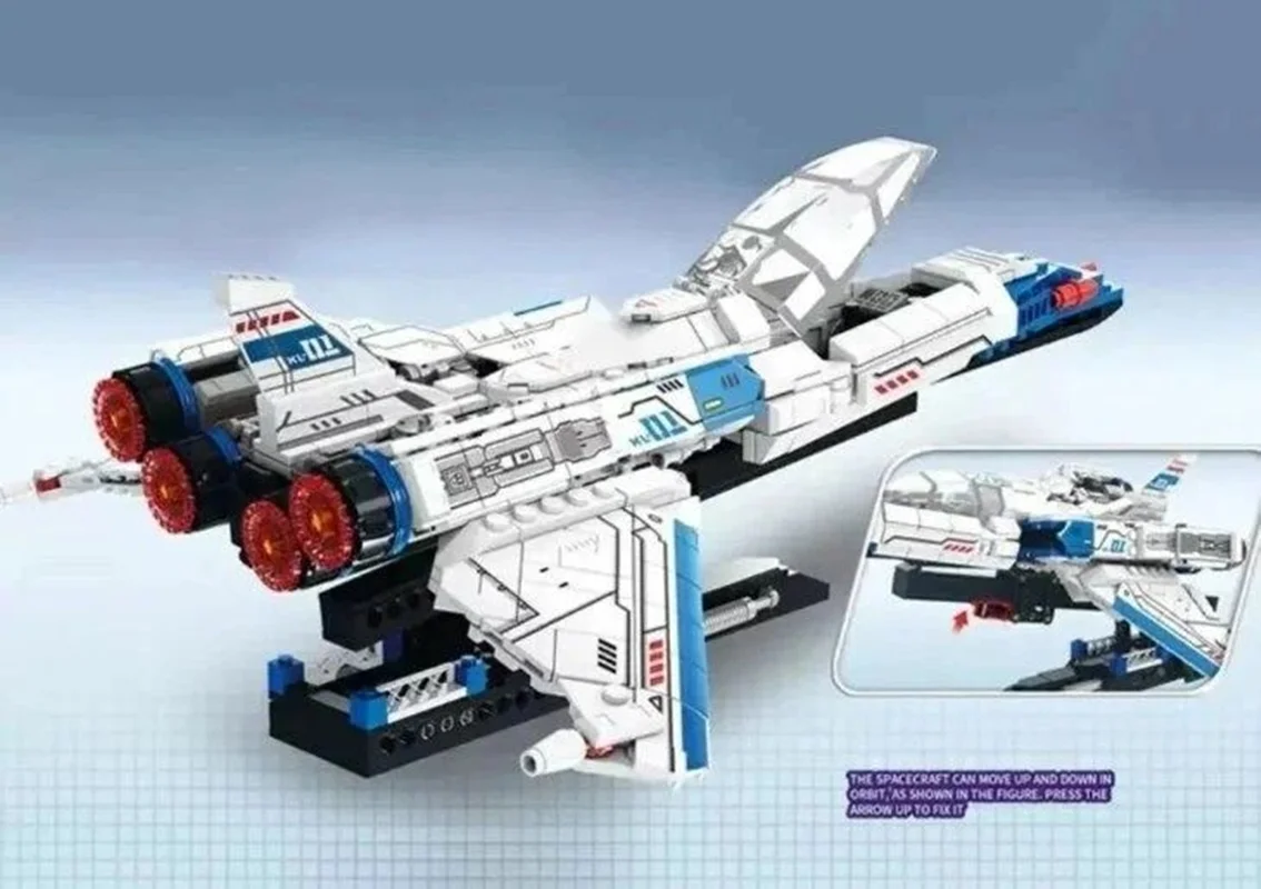 خرید لگو ساختنی «سفینه فضایی بازلایتیر» building Blocks Buzz Lightyear, Spaceship lego 9101