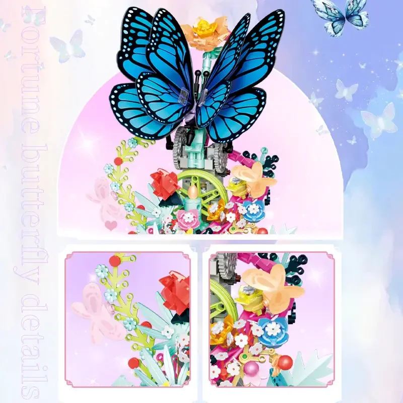 طراحیهای ساخته شده با لگو Fortune Butterfly 663502