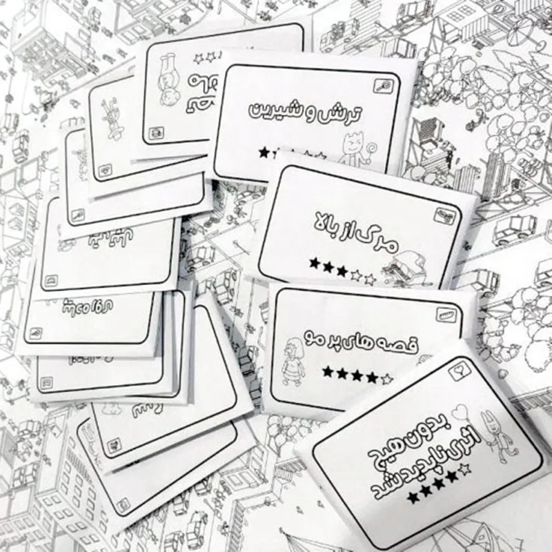 کارت های بازی فکری میکرو ماکرو: شهر جنایت MicroMacro: Crime City Boardgame