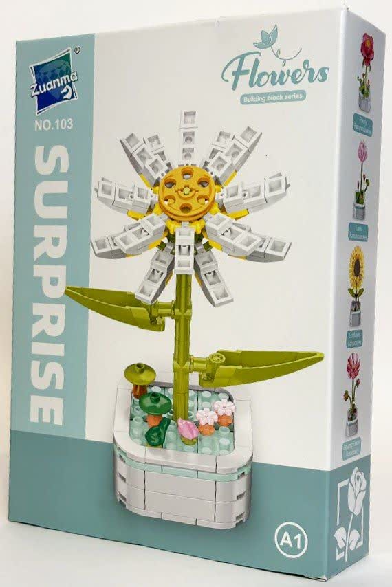 لگو گلدان گل دیزی کامپوزیته Daisy Compositae Flower 103A1