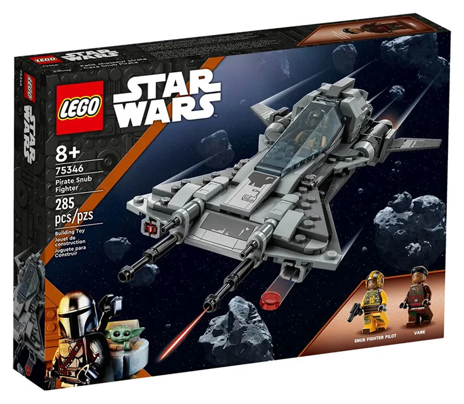 "LEGO Star Wars Pirate Snub Fighter 75346 - مجموعه ساختنی جنگنده دزدان دریایی با جزئیات دقیق و طراحی زیبا."