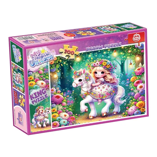پازل کینگ 300 تکه تک شاخ جادویی من My Magical Unicorn