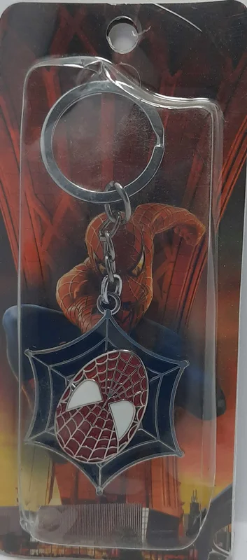 خرید جا کلیدی فلزی «اسپایدر من» جا سوئیچی، حلقه کلید Spider-Man key holder