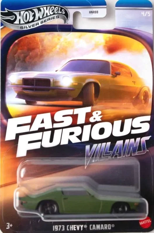نمای بستهبندی محصول هات ویلز کامارو سری Fast & Furious Villains