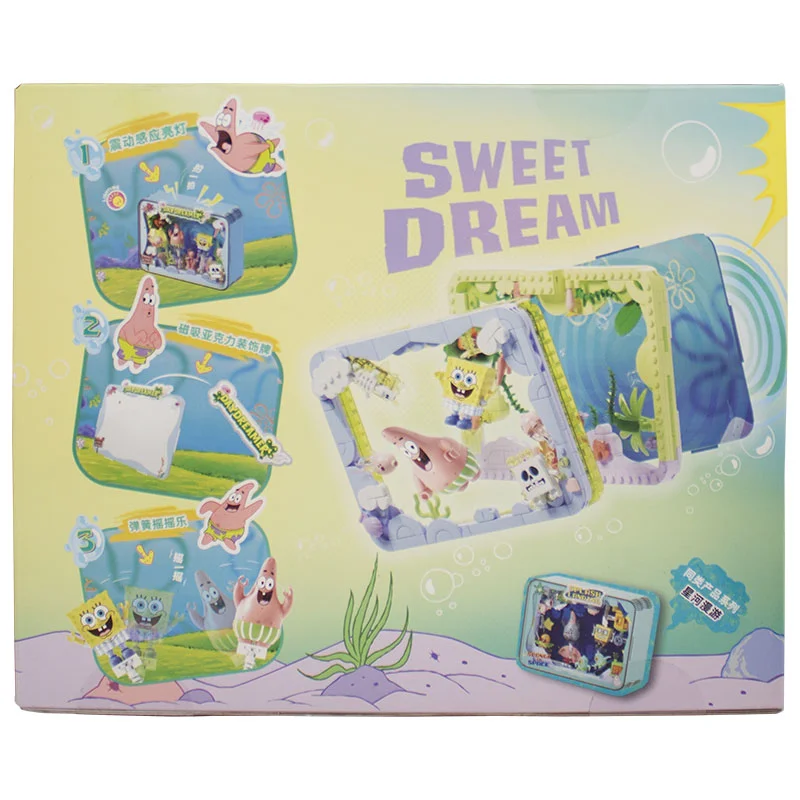 نمای پشت از بسته بندی لگو مهمانی زیر دریا باب اسفنجی و پاتریک