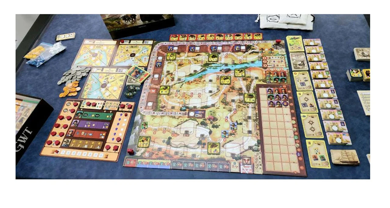 صفحه بازی مرکزی بازی مسیر بزرگ غرب: آرژانتین