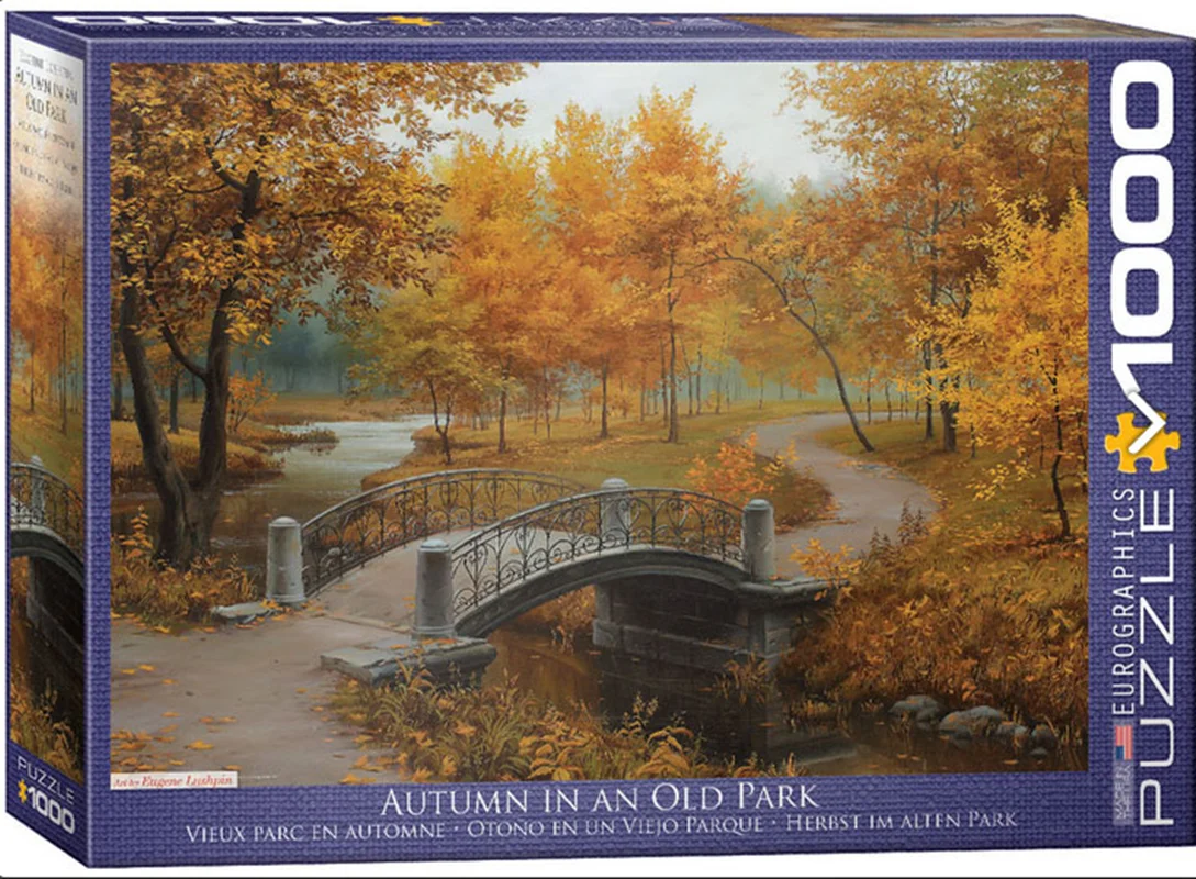 پازل یوروگرافیک 1000 تکه «پاییز در پارک قدیمی» Eurographics Puzzle Autumn in an Old Park 1000 pieces  6000-0979