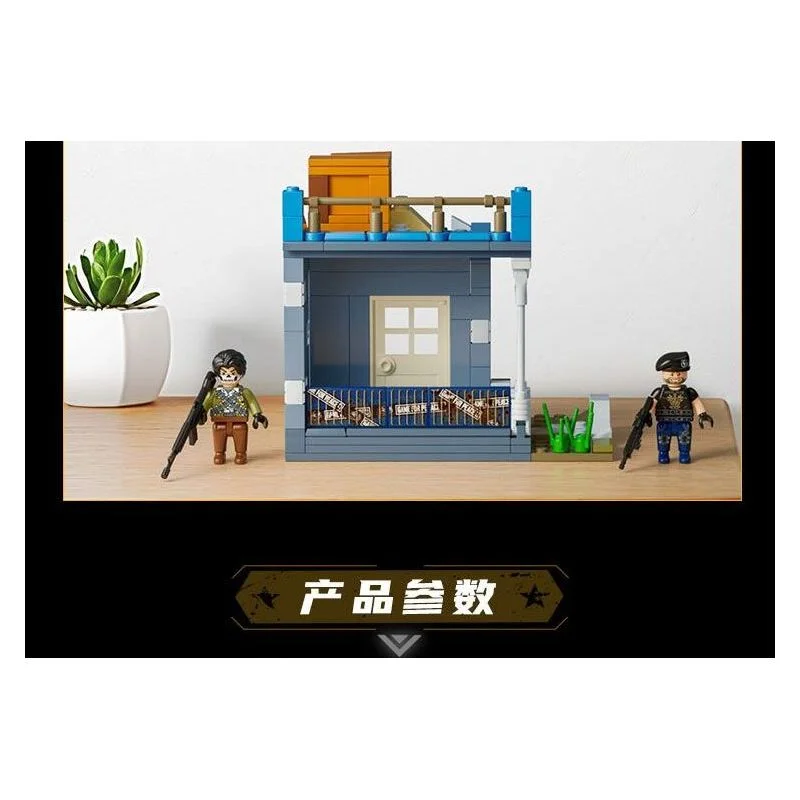 فیگورهای حمله در لگو بازی پابجی نمایش قدرت آتش Gudi Pubg 20501C