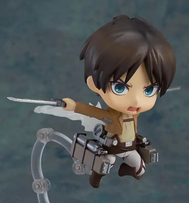 تصویر فیگور ارن ایگر Nendoroid Eren Yeager با قطعات افکتی اوج گرفتن