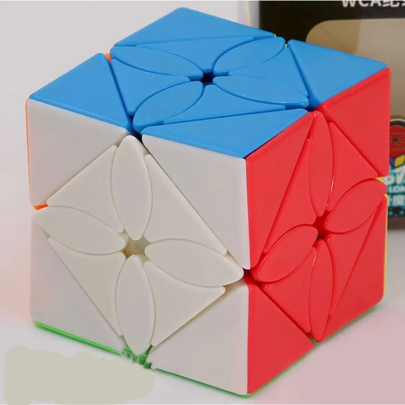خرید مکعب روبیک مویو «اسکوب برگ افرا»  Rubik Magic MoYu MeiLong skewb cube Maple leaf