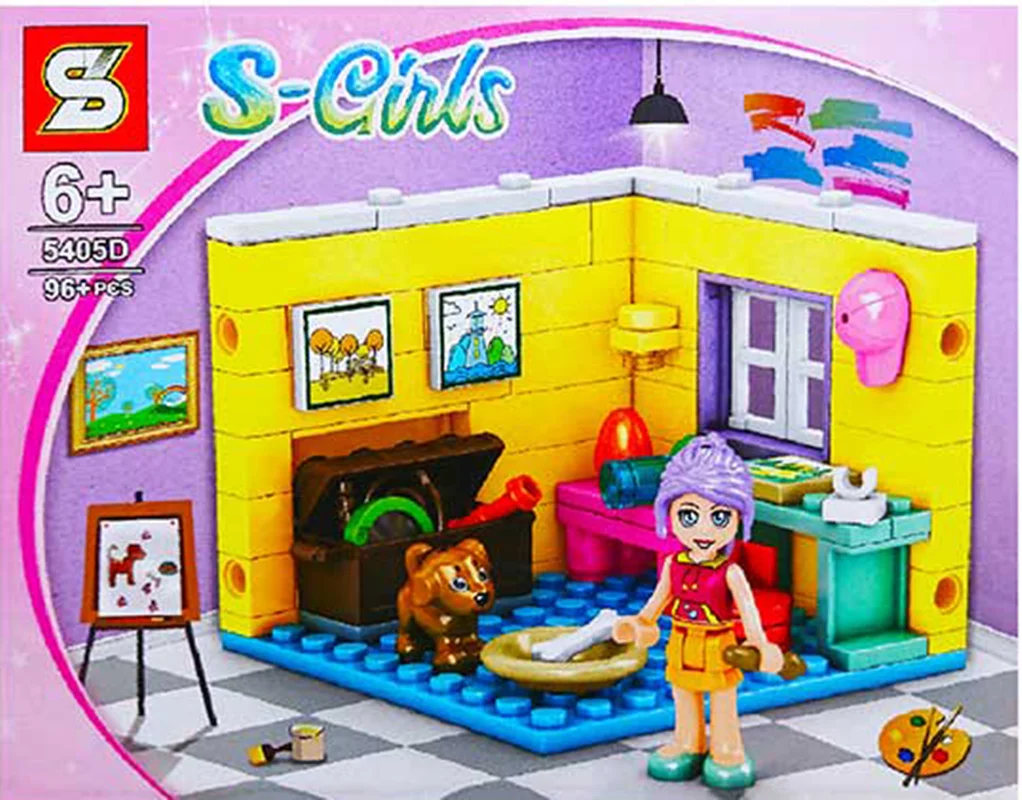 خرید لگو دخترانه اس وای «دخترانه تم خانه» SY Block S-Girls House Theme Lego 5405d