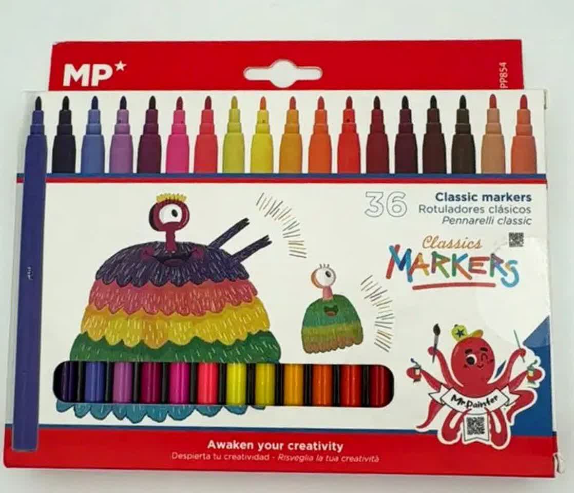 ماژیک نقاشی 36 رنگ Classic Markers PP854