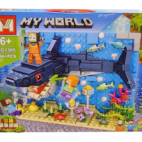 لگو ماینکرافت استند ماهی مدل MG1305