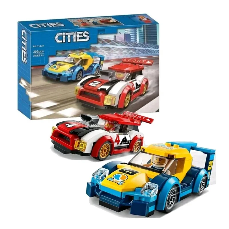 خرید لگو شهری، لگو مسابقه شهری، لگو ماشین مسابقه، لگو ماشین، لگو ماشین ریس ، لگو «اشین های مسابقه شهرها»  Lego Cities Racing cars 11527