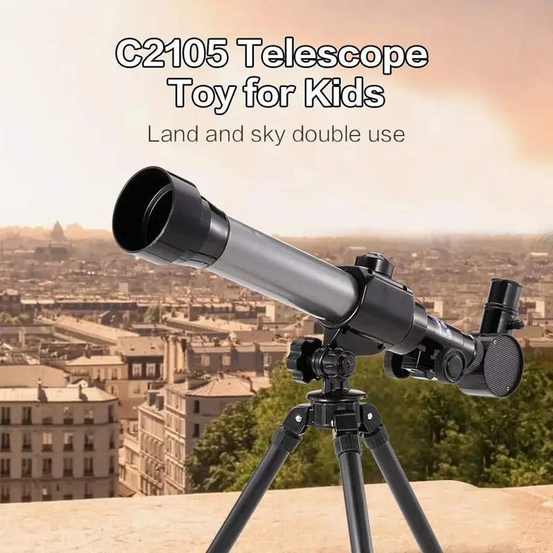 خرید بازی فکری تجهیزات علمی «اسباب بازی علمی «تلسکوپ C2105» Chang Sheng Toys Refined Telescope Celestial Body Accidence C2105