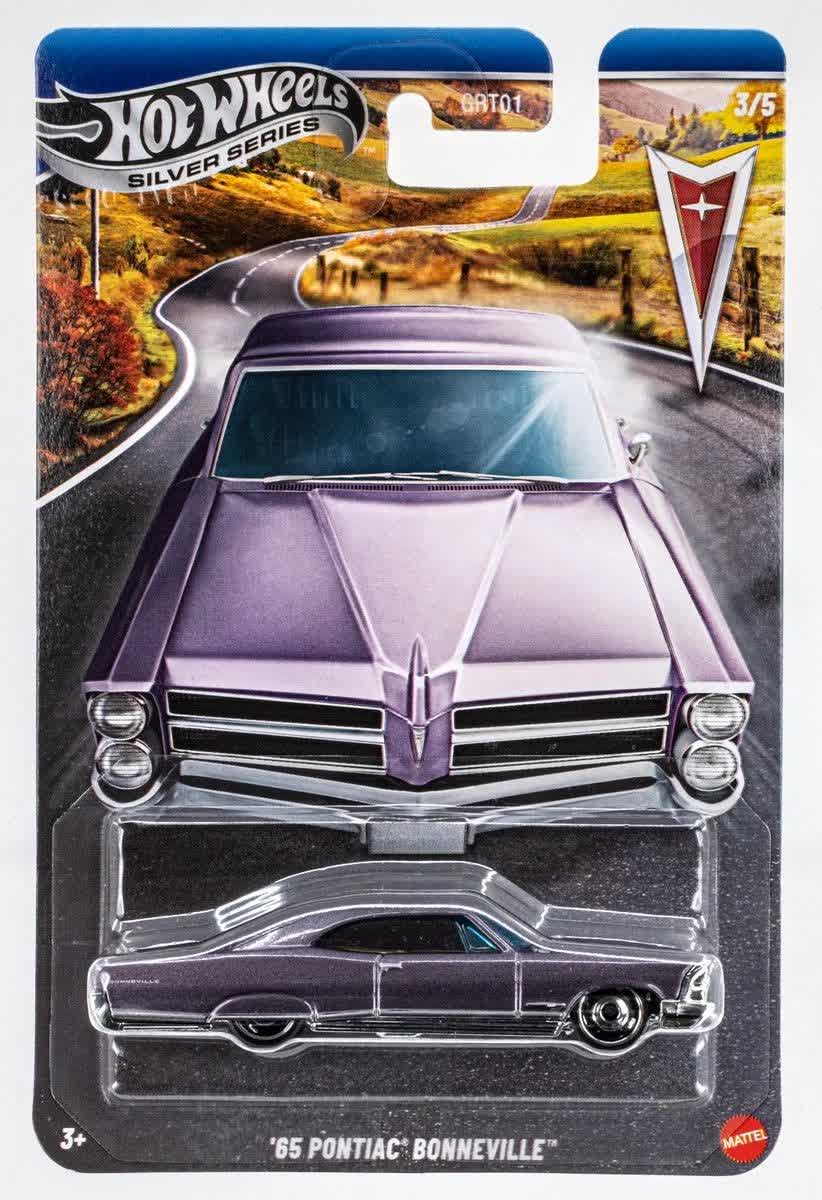 ماشین هات ویلز پریمیوم سری سیلور 65 پونتیاک بونویل مدل Premium Silver Series 65 Pontiac Bonneville