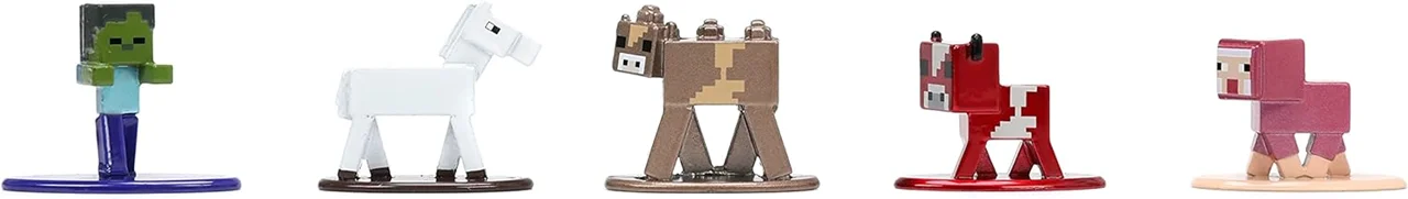 خرید نانو متال فیگور جادا «ماینکرفت بسته 20 تایی سری 6» Jada Minecraft Die-cast Nano Metalfigs 20-Pack Figure series 6 32502