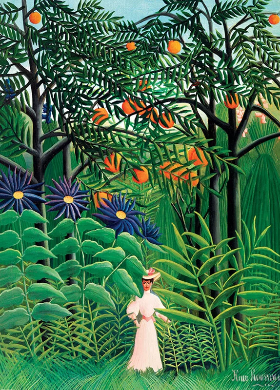 خرید پازل یوروگرافیک 1000 تکه «زن در جنگل عجیب» Eurographics Puzzle Woman in an Exotic Forest 1000 pieces 6000-5608