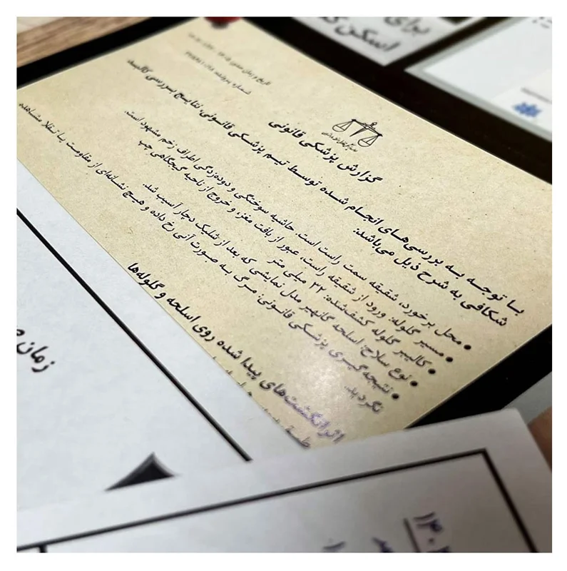 دفترچه کارآگاهی پرونده معمایی رولت روسی